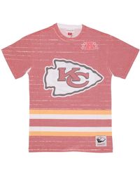 Mitchell & Ness - Tops ,Veelkleurig ,Katoen Kansas City Chiefs Celebration Tee - Lyst