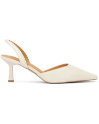 Kazar - Schoenen ,Wit ,Leer Cutout Pumps Met Open Bovenkant En Open Hakken - Lyst