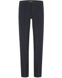 Cambio - Broeken ,Zwart ,Katoen Slim-Fit Broeken - Lyst