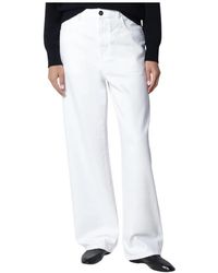 Rohe - Jeans ,Wit ,Straight Jeans - Lyst