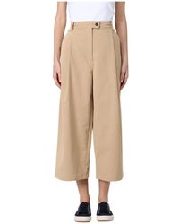 Save The Duck - Cropped Trousers - Lyst