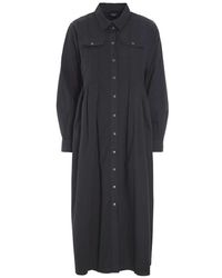 Bitte Kai Rand - Schwarzes baumwollkleid senmei stil - Lyst