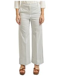 iBlues - Wide Trousers - Lyst