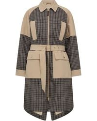 Mos Mosh - Jassen ,Veelkleurig ,Polyester Mmaline Check Jas - Lyst