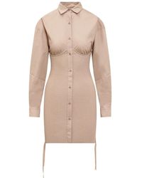 ANDREA ADAMO - Shirt Dresses - Lyst