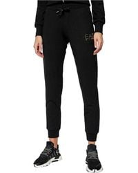 EA7 - Zwarte Sportieve Broek - Lyst