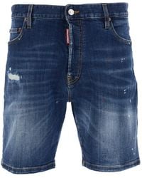 DSquared² - Denim Shorts - Lyst