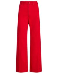 Ralph Lauren - Wide trousers - Lyst