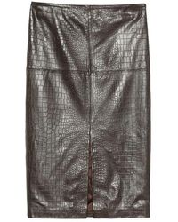 FEDERICA TOSI - Leather Skirts - Lyst