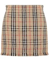 Burberry - Short Skirts - Lyst