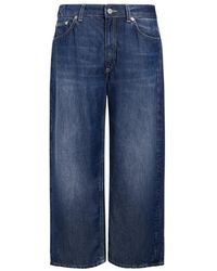 Dondup - Jeans ,Blauw ,Denim Tami Five-Pocket Wijde Pijpen Jeans - Lyst