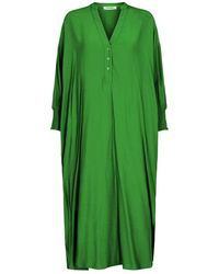 co'couture - Sunrisecc smock tunika kleid grün - Lyst