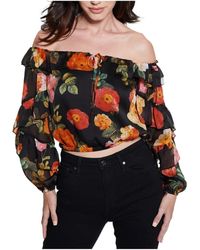 Guess - Peony charm print blouse - Lyst