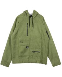 DOLLY NOIRE - Jassen ,Groen ,Olijfgroene Hoodie Voor Mannen - Lyst