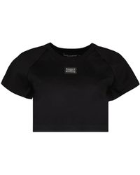 Dolce & Gabbana - Camiseta de manga corta con logo plaque - Lyst