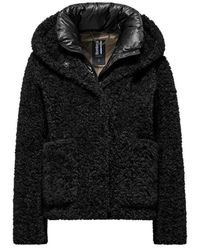 Bomboogie - Korte Faux Fur Jas Met Afneembaar Voorpand - Lyst