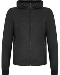 Moorer - Jassen ,Zwart ,Leer Leren Jas Met Rits - Lyst