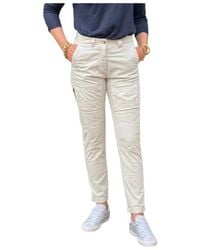 Aeronautica Militare - Slim-Fit Trousers - Lyst