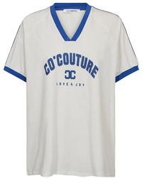 co'couture - Sportliches v-ausschnitt oversize tee - Lyst