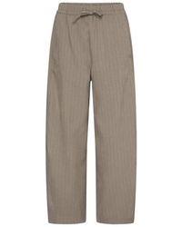 Ichi - Broeken ,Polyester Ihkate Wijde Broek - Lyst
