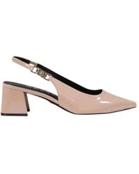 Guess - Schoenen ,Roze ,Leer Zabela Patent Slingback - Lyst