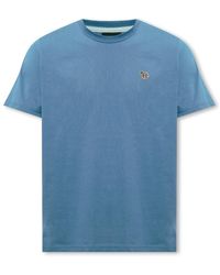 PS by Paul Smith - T-shirt mit logo-patch - Lyst