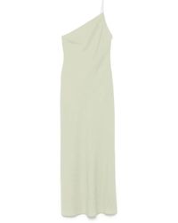 STAUD - Kleedjes ,Groen ,Katoen Elegante Elodie Jurk - Lyst