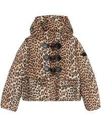 Ganni - Jassen ,Veelkleurig ,Nylon Mini Puffer - Lyst
