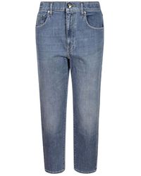 Hand Picked - Slim fit high waist jeans - Lyst