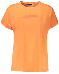 North Sails - Tops ,Geel ,Katoen Embossed Logo T-Shirt - Lyst