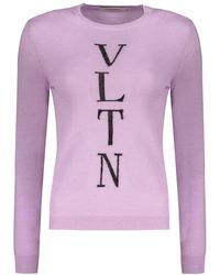 Valentino Garavani - Round-Neck Knitwear - Lyst