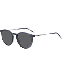 HUGO - Round Sunglasses - Lyst