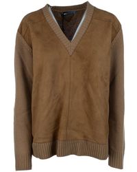 Prada - V-Hals Trui - Lyst
