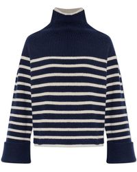 Rag & Bone - Truien & Vesten ,Blauw ,Wol Wool Turtleneck - Lyst