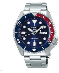 Seiko - Accessoires ,Blauw ,5 Sports Automatisch Horloge - Lyst