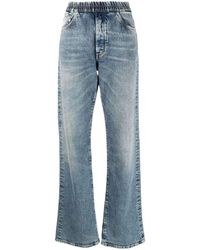 Heron Preston - Indigo wide leg denim jeans - Lyst