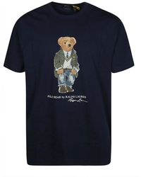 Ralph Lauren - Bären-print t-shirt - Lyst