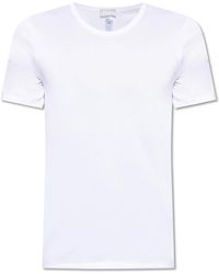 Hanro - Cotton Pure T-Shirt Met Ronde Hals - Lyst