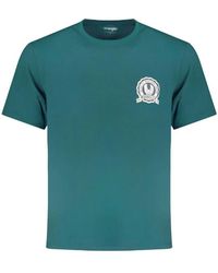 Wrangler - Tops ,Groen ,Katoen Groene Grafische Tee Katoenen T-Shirt - Lyst