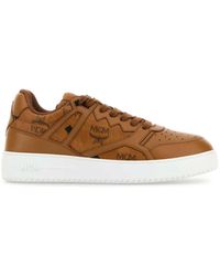 MCM - Schoenen ,Bruin ,Gedrukte Canvas Terrain Sneakers - Lyst