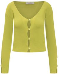 Jucca - Cardigan Canelado - Lyst