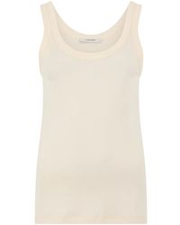 Lemaire - Tops ,Katoen Rib Tank Top - Lyst