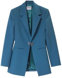 Moschino - Maßgeschneiderte jacke mit ein-knopf-verschluss - Lyst