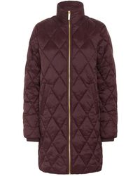 Part Two - Jassen ,Rood ,Gewatteerde Tawny Port Jas - Lyst