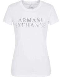 Armani Exchange - T-shirt donna autunno/inverno - Lyst