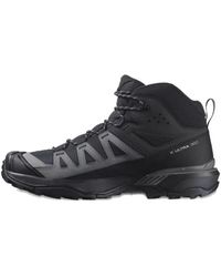 Salomon - Zwarte High Top Sneakers Contagrip Zool - Lyst