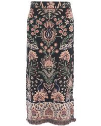 FARM Rio - Midi Skirts - Lyst