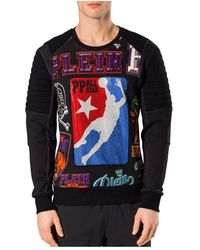 Philipp Plein - Sweatshirt mit Paillettenmuster - Lyst