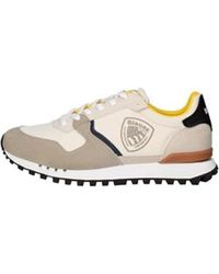 Blauer - Schoenen ,Veelkleurig ,Leer Dixon 02 Sneaker - Lyst