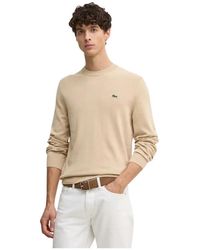 Lacoste - Trui Met Ronde Hals Van Katoen - Lyst